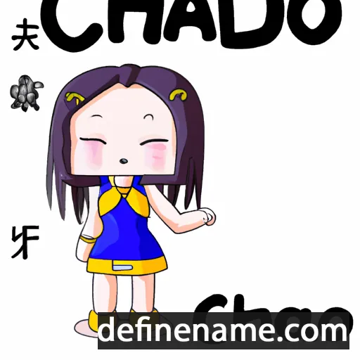 cartoon of the name Diao-chan