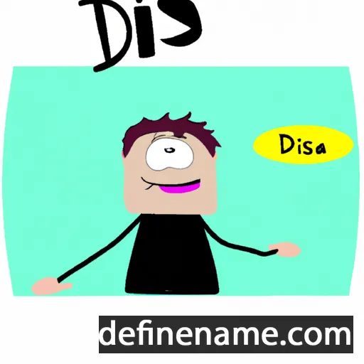 cartoon of the name Dias