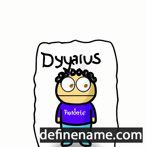 cartoon of the name Diasynou