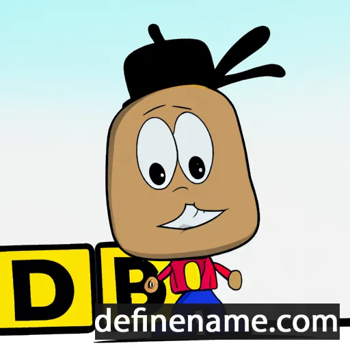 cartoon of the name Dib