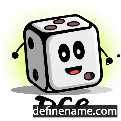 Dice cartoon