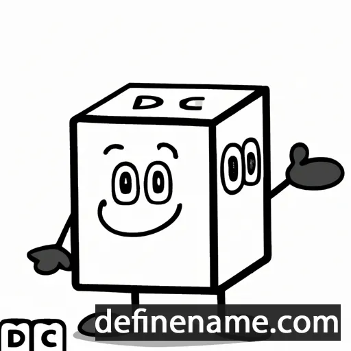 cartoon of the name Dicey