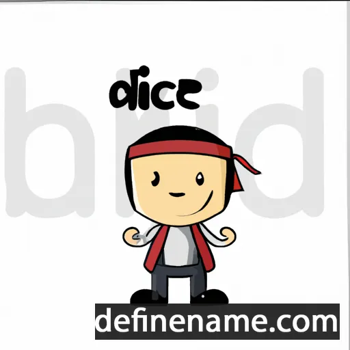 cartoon of the name Dicle