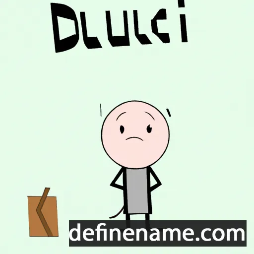 cartoon of the name Dicuil