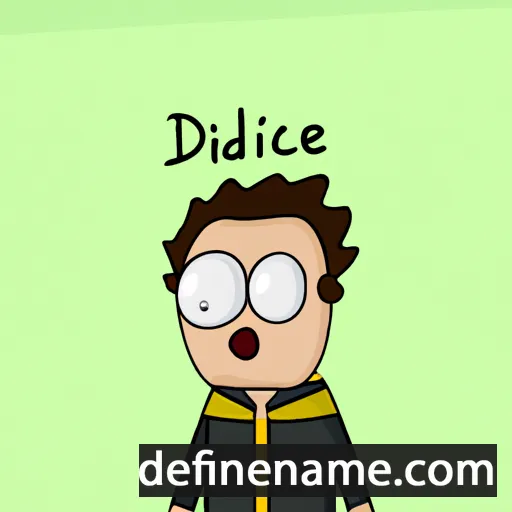 cartoon of the name Didéric