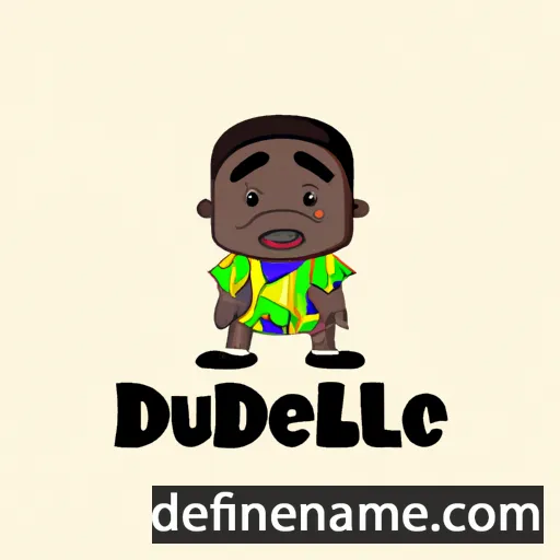 cartoon of the name Dideoluwakusidede