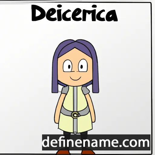 cartoon of the name Diderica