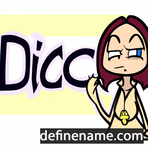 cartoon of the name Didica