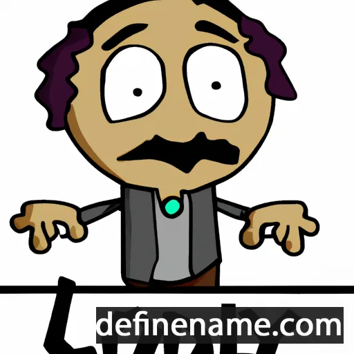 cartoon of the name D'lloyd