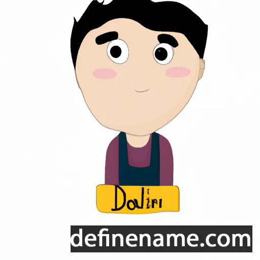 cartoon of the name Dîlan