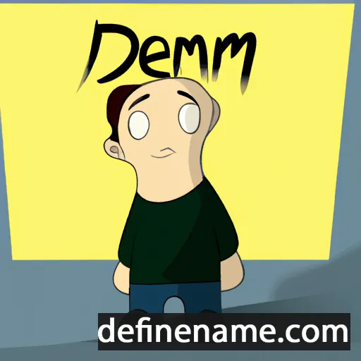 cartoon of the name Dîmen