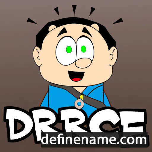 cartoon of the name Diéric