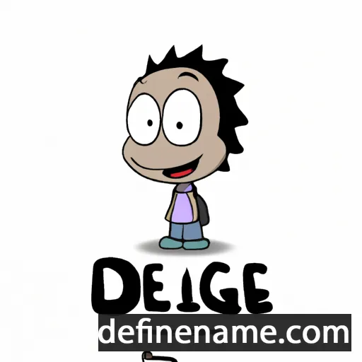 cartoon of the name Diègue