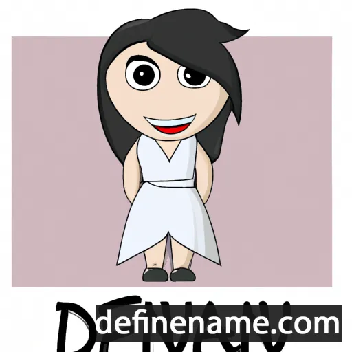 cartoon of the name Dieanna