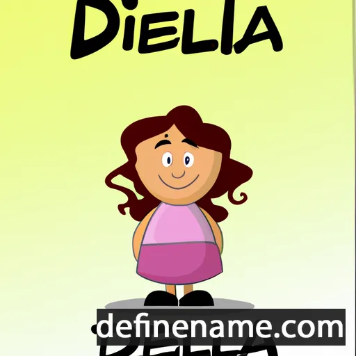 cartoon of the name Diella