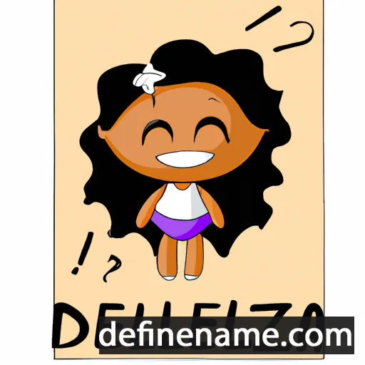 cartoon of the name Diellëza