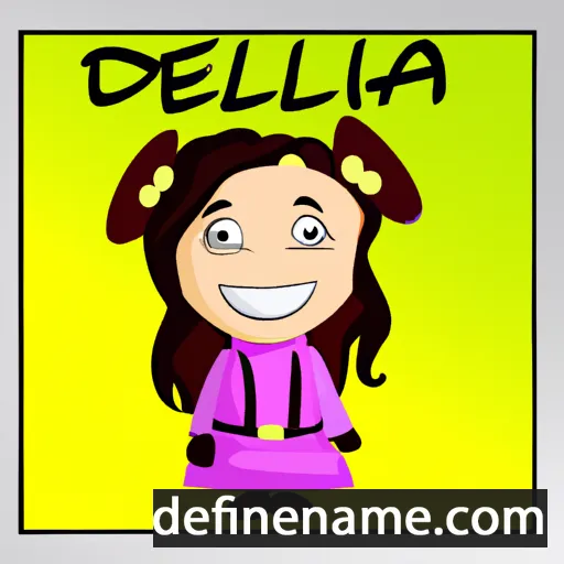 cartoon of the name Diellza