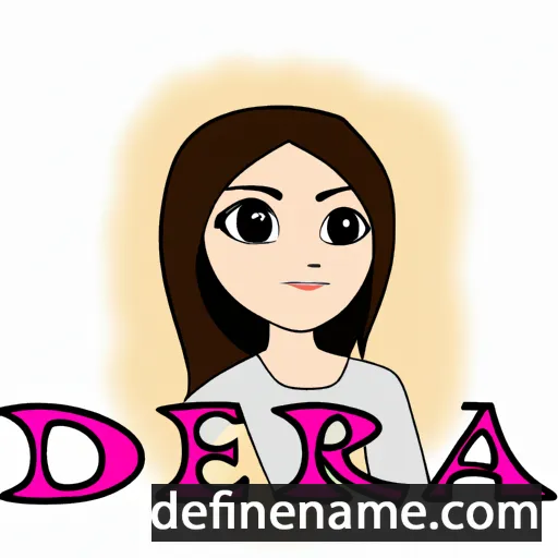 cartoon of the name Diera