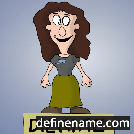 cartoon of the name Dierdre