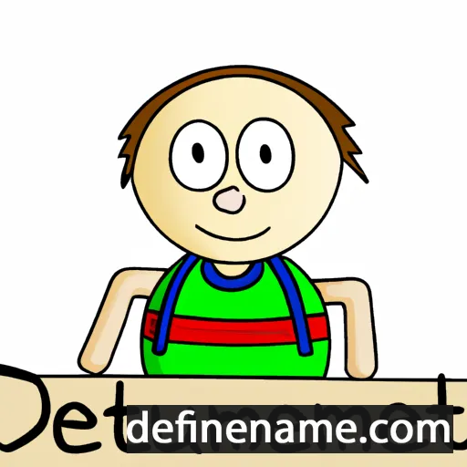 cartoon of the name Dietmund