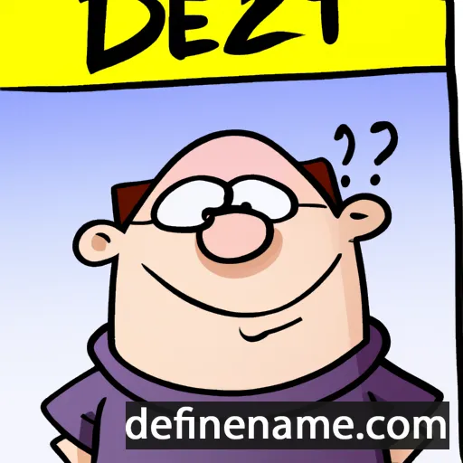 cartoon of the name Dietz