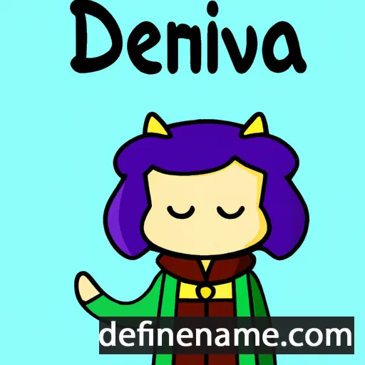 cartoon of the name Dievmīla