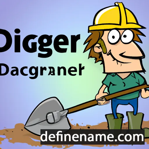 Digger cartoon