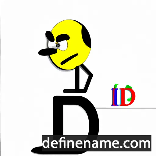 cartoon of the name Dii