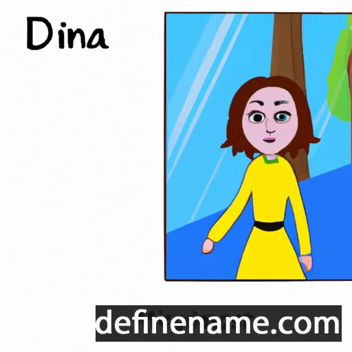 cartoon of the name Dijanira