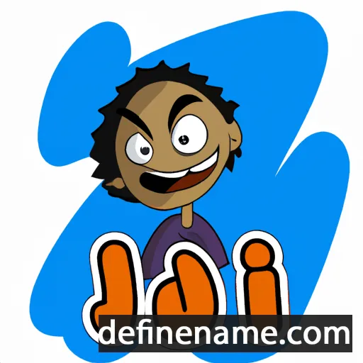 cartoon of the name Diji