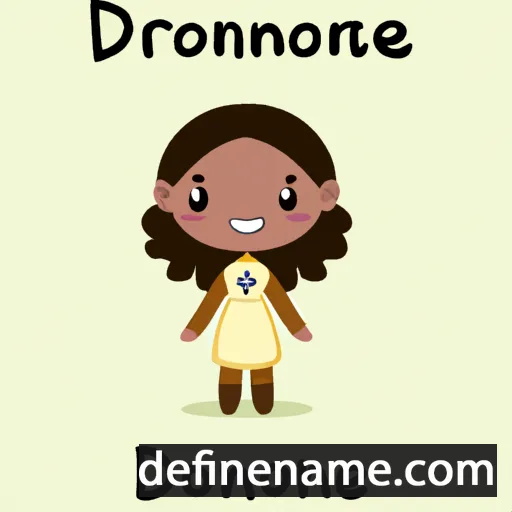 cartoon of the name Dijonae