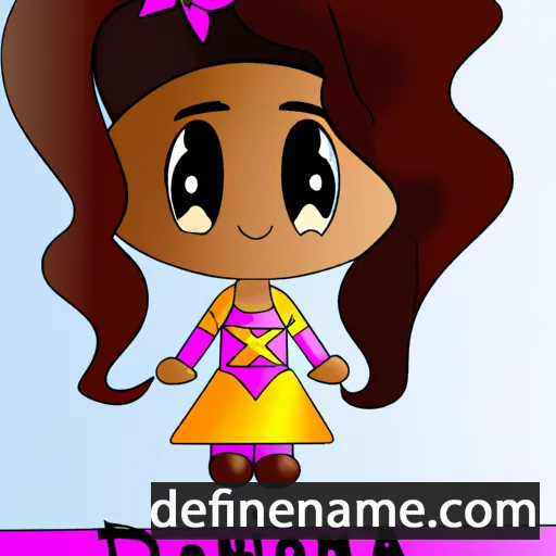 cartoon of the name Dijonna