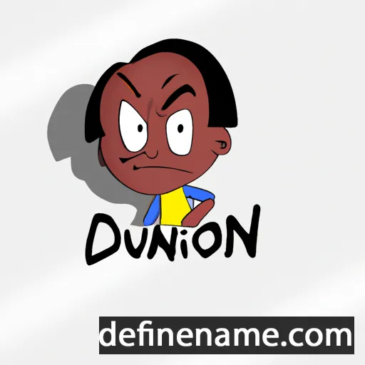 cartoon of the name Dijoun