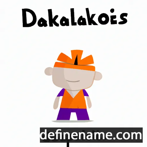 cartoon of the name Dikaiopolis