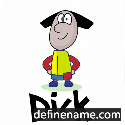 cartoon of the name Dikki