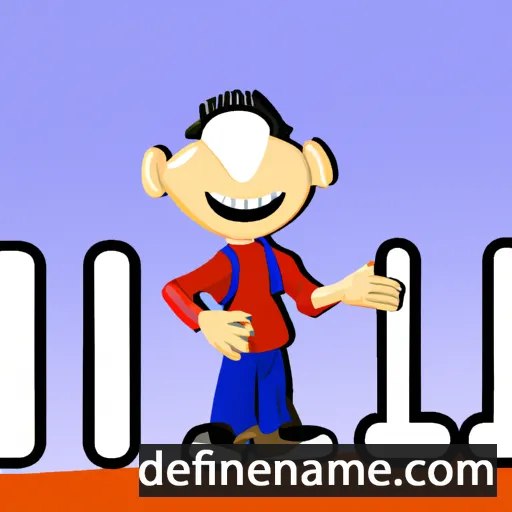 cartoon of the name Dil