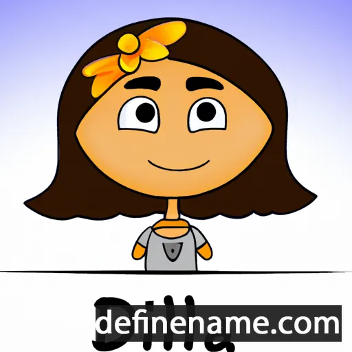 cartoon of the name Dilaila