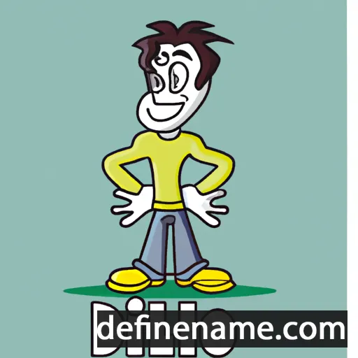 cartoon of the name Dilano