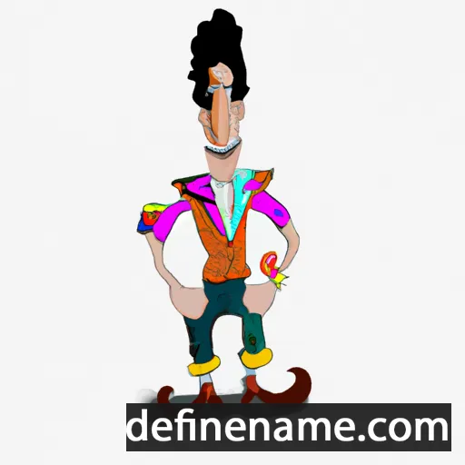 cartoon of the name Dilaver