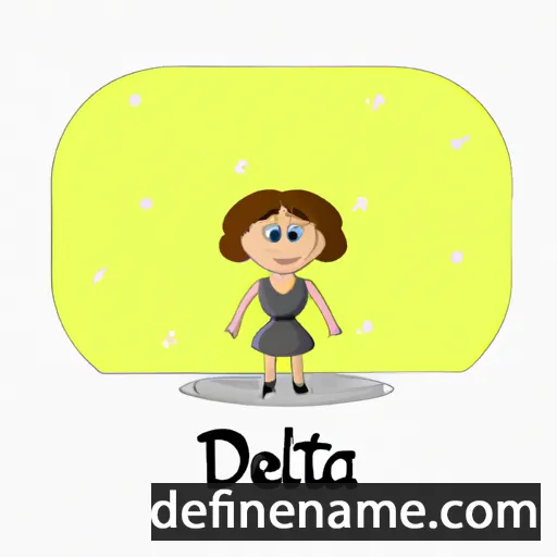 cartoon of the name Dileta