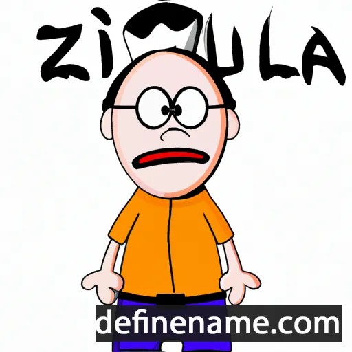 cartoon of the name Dilfuza