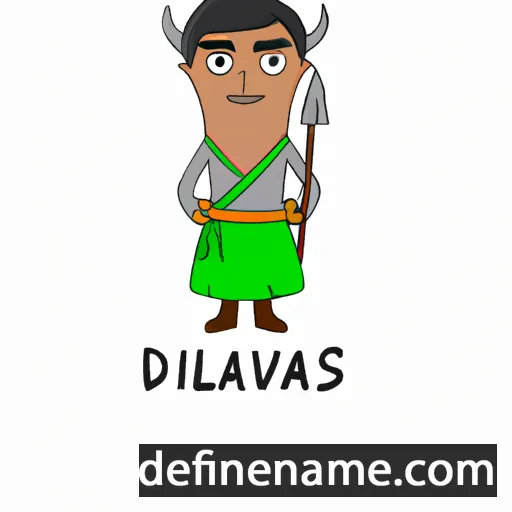 cartoon of the name Dilhavas