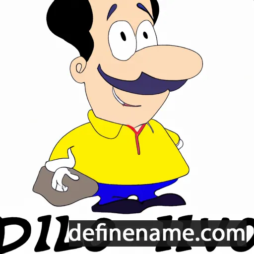 cartoon of the name Dilivio