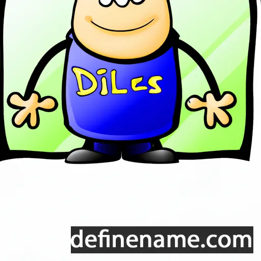 cartoon of the name Dilles