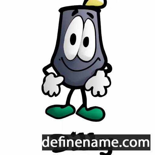 cartoon of the name Dilly