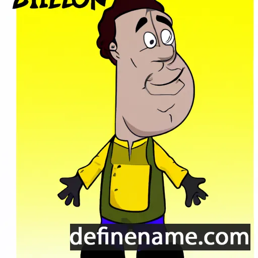 cartoon of the name Dillyon