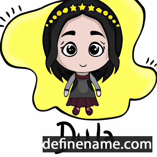 cartoon of the name Dilnura