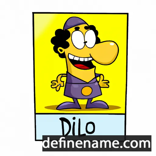 cartoon of the name Diloro