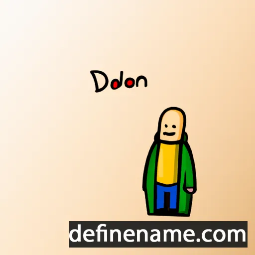 cartoon of the name Dilorom