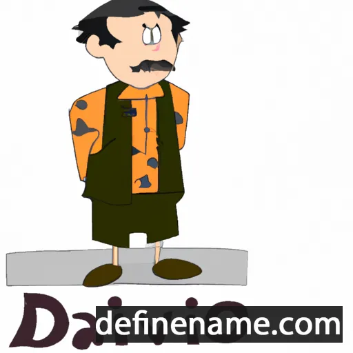 cartoon of the name Dilovar